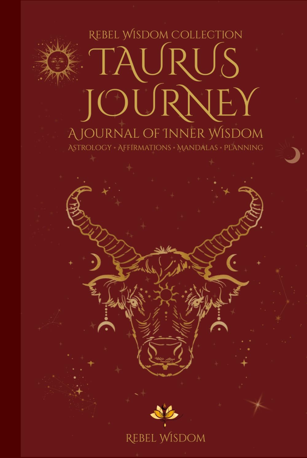 Taurus Journey: Astro Planner 2026: with Moon Phases, Affirmations, Mandalas & Journaling pages