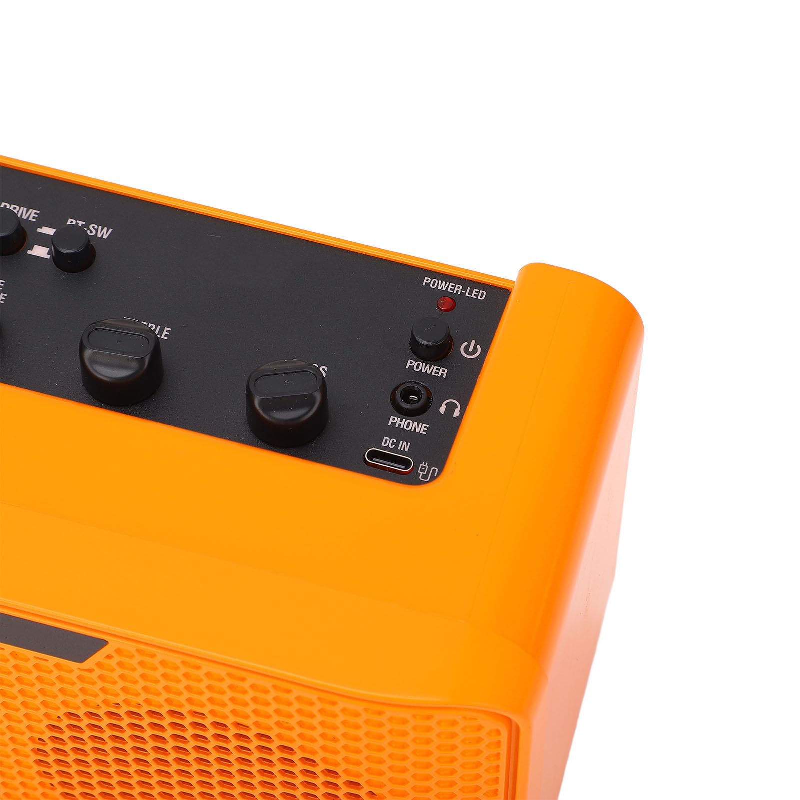 Asixxsix Wzmacniacz Gitary Elektrycznej, Przenośny Głośnik Gitarowy o Mocy 10 W z Opóźnieniem i Gniazdo Słuchawkowe 3,5 Mm, Kompatybilny ze Standardowym Kablem Gitarowym 1/4 Cala