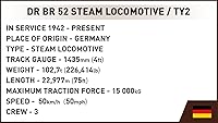 Vista 13 de COBI Colección Histórica DR BR 52 Locomotora de vapor Edición Ejecutiva