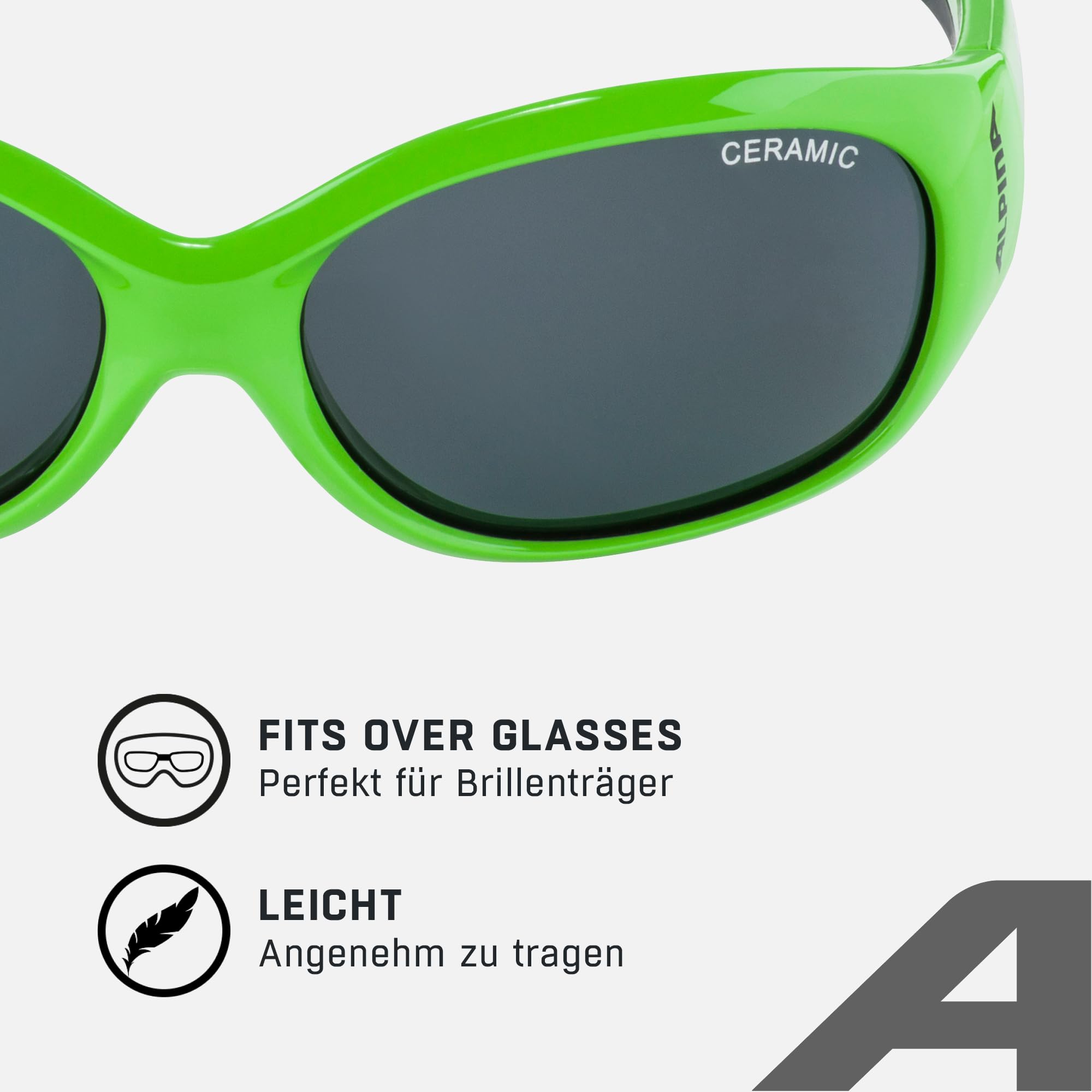ALPINA FLEXXY KIDS - Flexible und Bruchsichere Sonnenbrille Mit 100 Prozent UV-Schutz Für Kinder