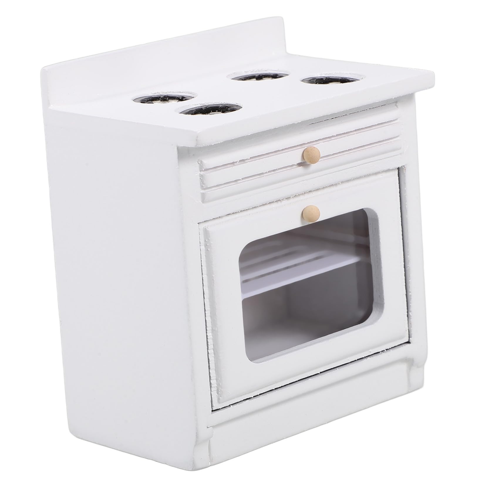 Toddmomy Miniature Stove Dollhouse Kitchen Accessories Scale 1:12 Small Home Decoration Cooking Cabinet Household Appliance Miniature Hob Furniture Decoration for Living Room Dining Room