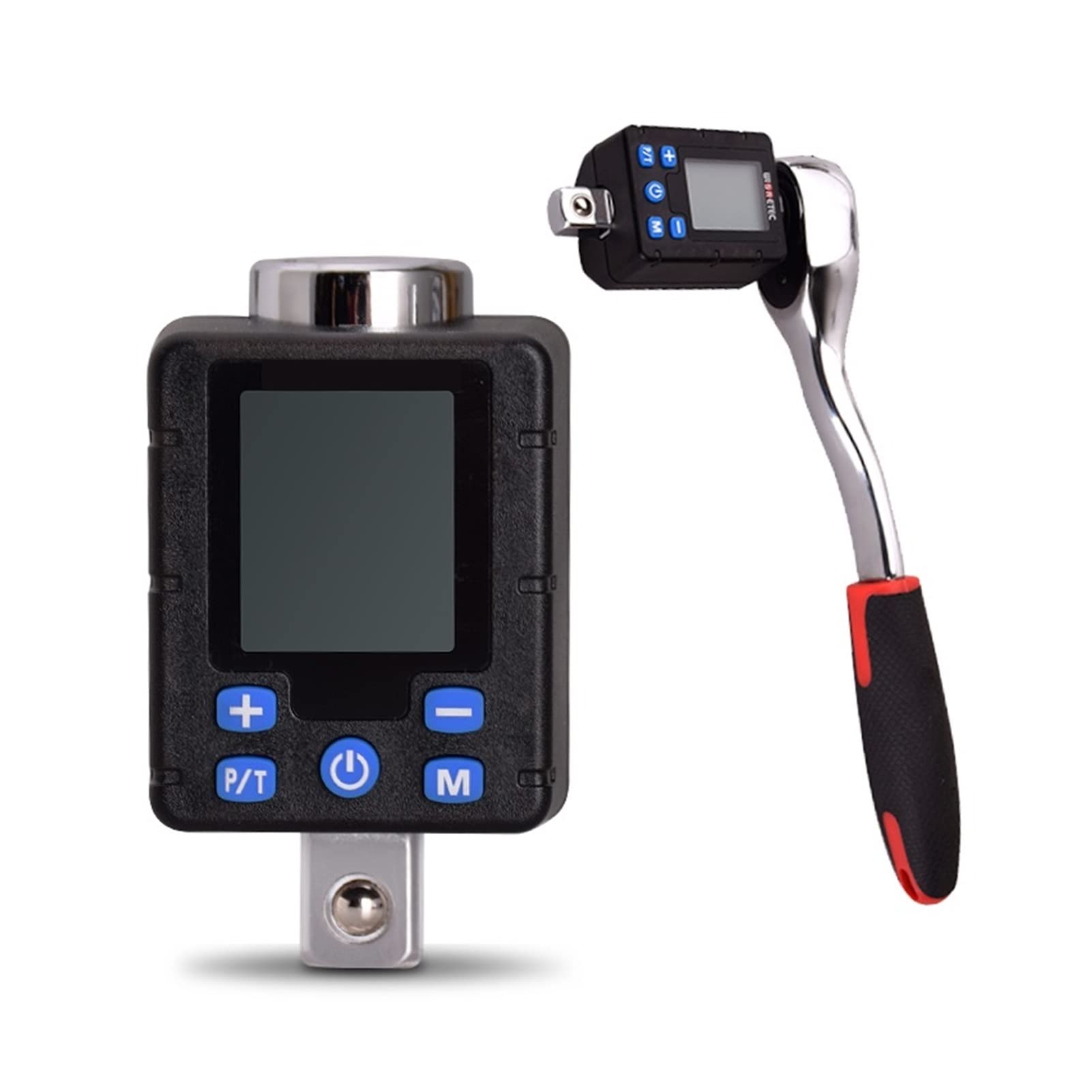 Klucze dynamometryczne Wysoka precyzyjna adapter Morque Elektroniczny Klucz Digital Moment Duży Elektroniczny Cyfrowy Miernik momentu obrotowego do napraw samochodowych, rowerowych i ogólnych (Color