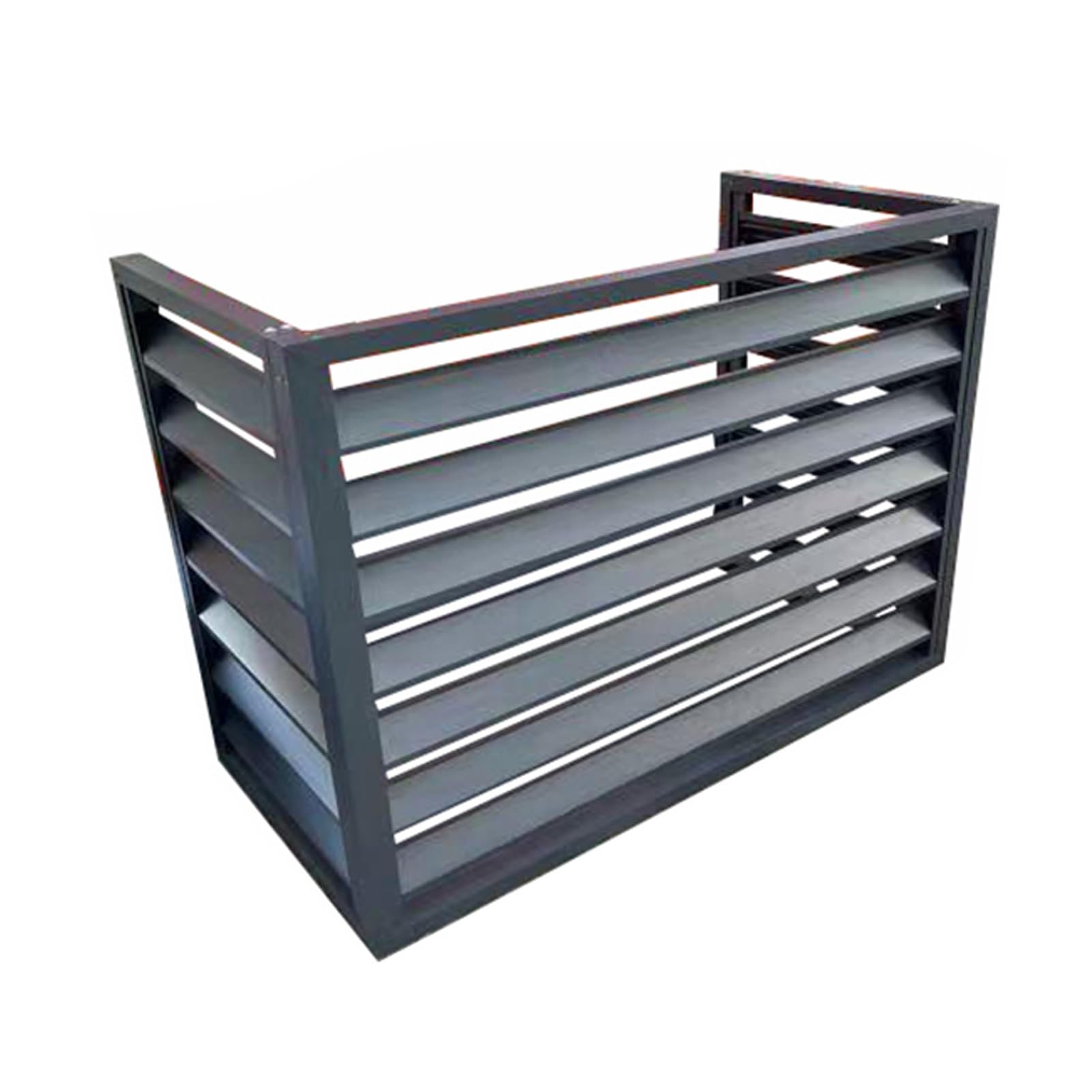 Recinzione di privacy, Schermata per la privacy della recinzione del condizionatore d'aria, recinzione per attrezzature della piscina, pannelli di recinzione per la privacy per l'esterno(Color:2 Panel