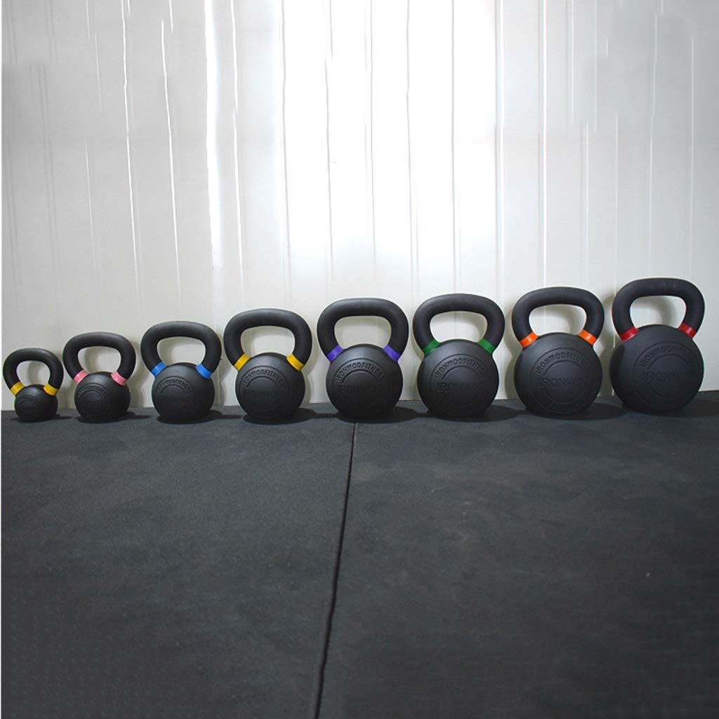 Kettlebell Kettlebell in Palestra Uomo, ghisa Kettlebell for la casa Attrezzature for Il Fitness, manubri for Uomini e Donne (Color : 12kg*2 Blue)