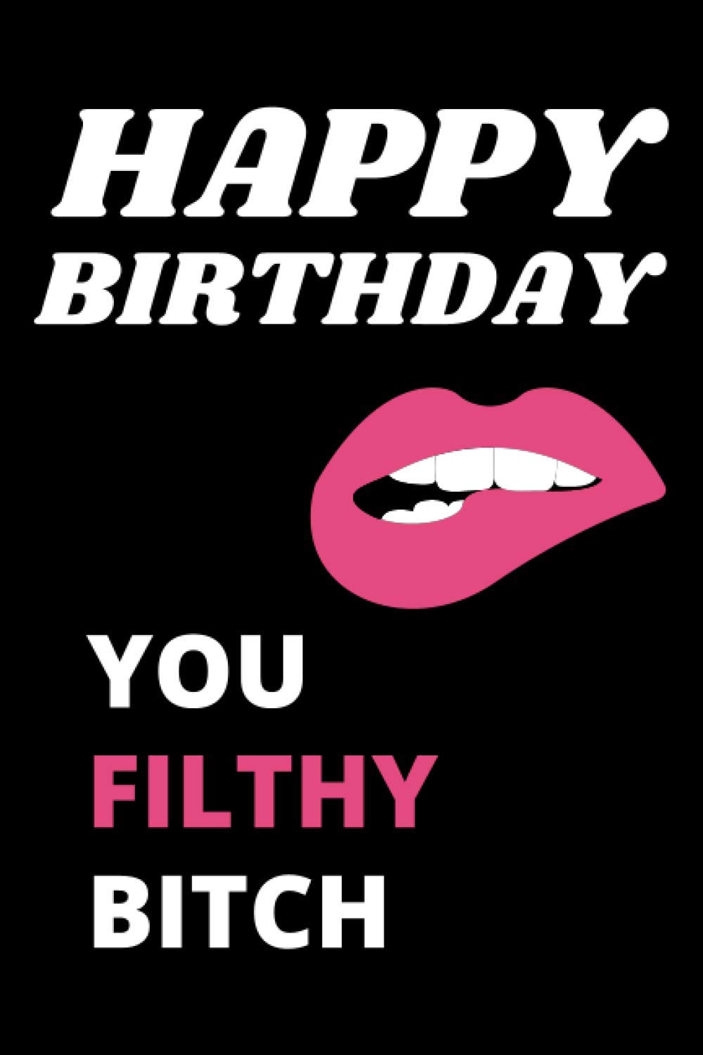 Happy Birthday You Filthy Bitch: Funny Birthday Presents: Softcover Adult Notebook For Women and Girls ( Alternative Birthday Cards )
