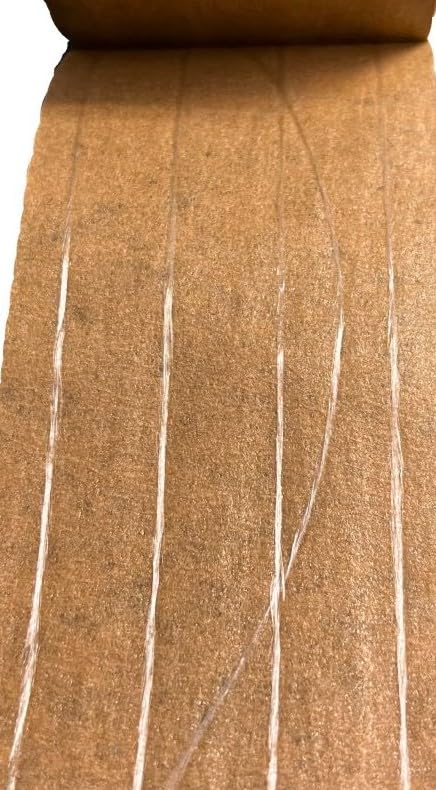 Confezione da 36 rotoli di nastro in carta color marrone rinforzato 5 fili 50mmx50mt
