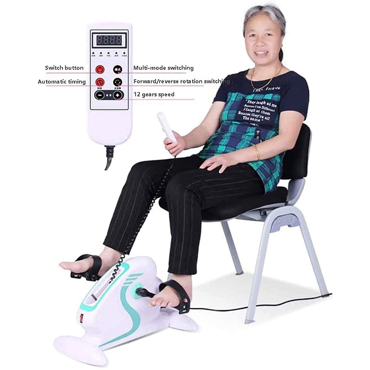 Cushion Pedale per Bici da Riabilitazione Elettrica per Bicicletta Assistita con Equipaggiamento Protettivo Bicicletta da Allenamento per Il Ginocchio della Gamba del Braccio della Mano