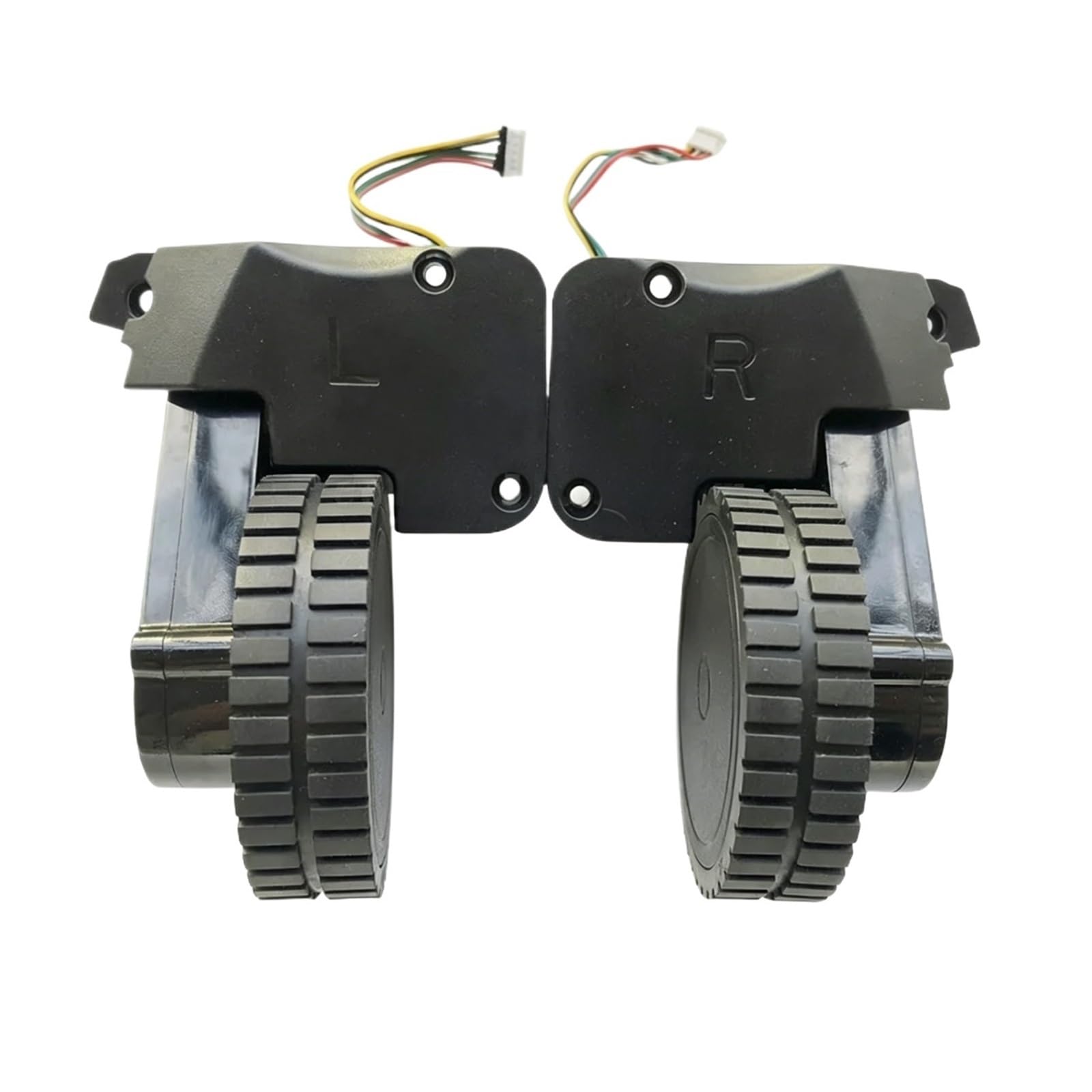 Genterun L+R Robot Vacuum Cleaner Wheel Motor Assembly,Compatible For Create,Netbot S18 Robotic Vacuum Cleaner Wheel Acssories Replament，Suitable For Various Surfaces(L+R)