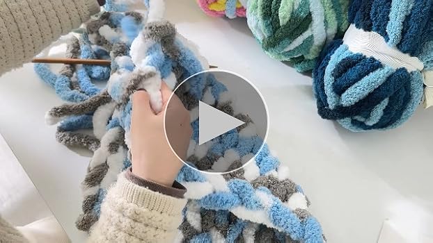 Amazon.com: MABOZOO Tie Dye Chunky Yarn for Crocheting 8 Pack