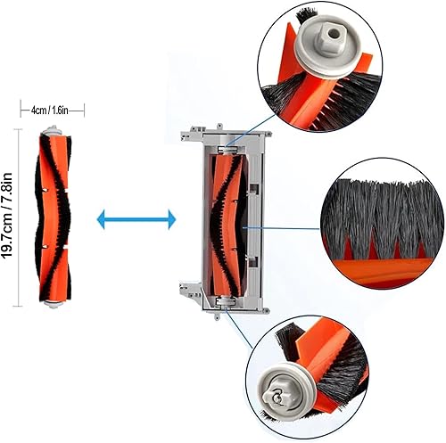 Miniatura 3 de Kit de accesorios de 16 piezas para Xiaomi Mi Robot Aspirador-Mop 2 Lite2 ProMJSTLMJST1S MJST1SHW Partes de Aspiradora, 2 Cepillo Principal 4