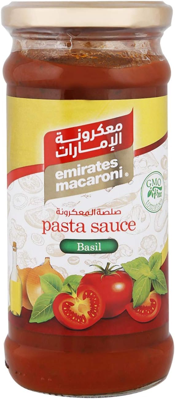 EMIRATES MACARONI Pasta Sauce Basil, 350 gm