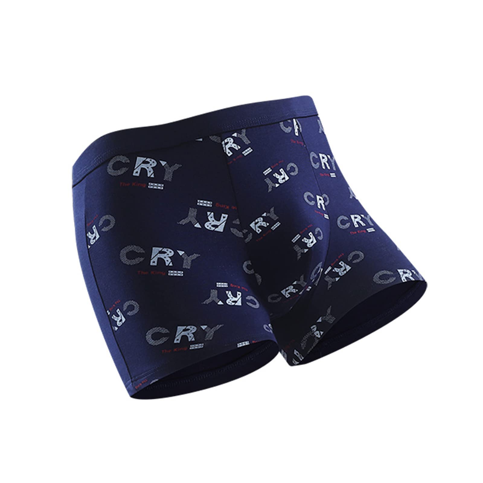 Calzoncillos Hombre Comentarios De Boca De Hombres Modal Modal Transpletle Mid De La Media Letras De La Juventud Shorts 4 Pcs
