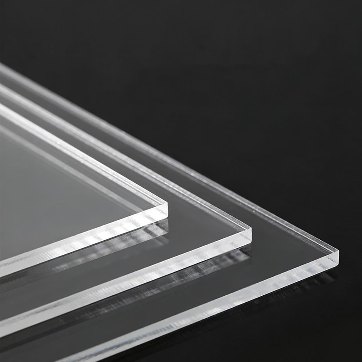 1.5 mm Polycarbonate Greenhouse Panels Plastic Roof Panels Hard Plastic Sheet Impact Weather Resistant for Building Roofs Ceilings Workshops(60x100cm/24x39in)