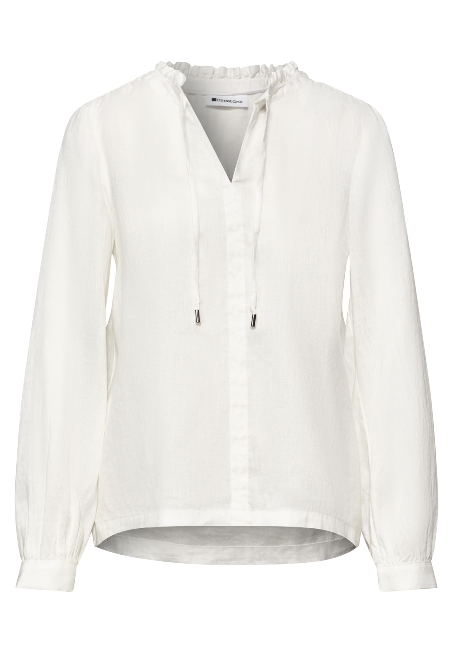 Street One Damen 3412158 Leinen-Tunika mit Rüschen (1er Pack)
