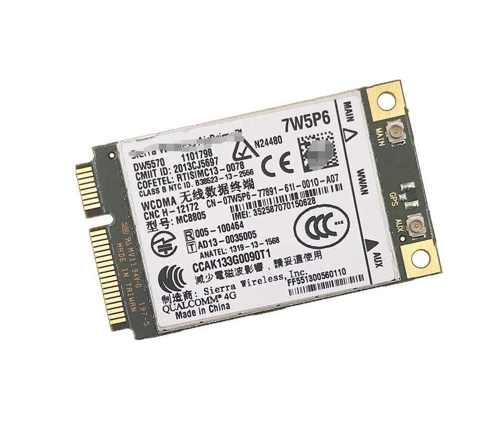 MC8805 DW5570 7W5P6 HSPA+ WWAN Broadband Mobile 4G Module for E5440 E6440 E6540 E7240 E7440 M4800 M6800