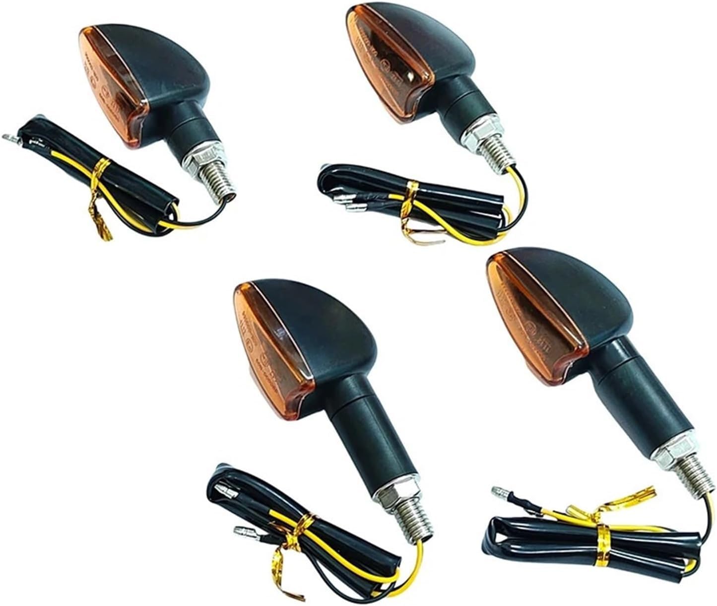 Luz trasera para motocicleta de 12V e intermitente universal de 10mm para Scooter 7