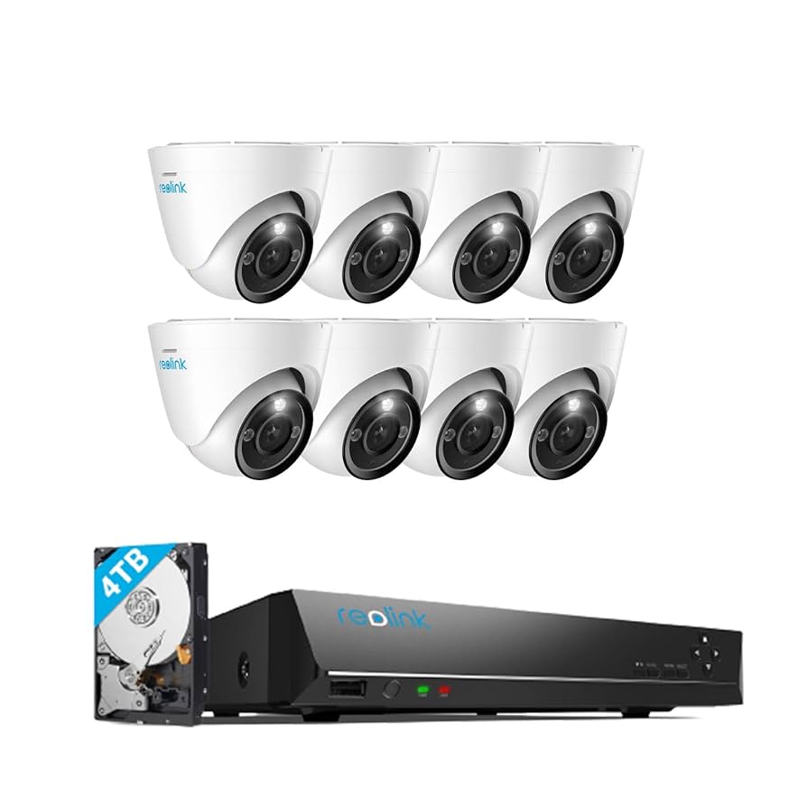 Amazon.com : REOLINK 4K 16CH PoE Camera Security System, 8X