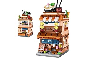 412 Piece Himiko Japanese Street Ramen House Building Blocks Kid Toy