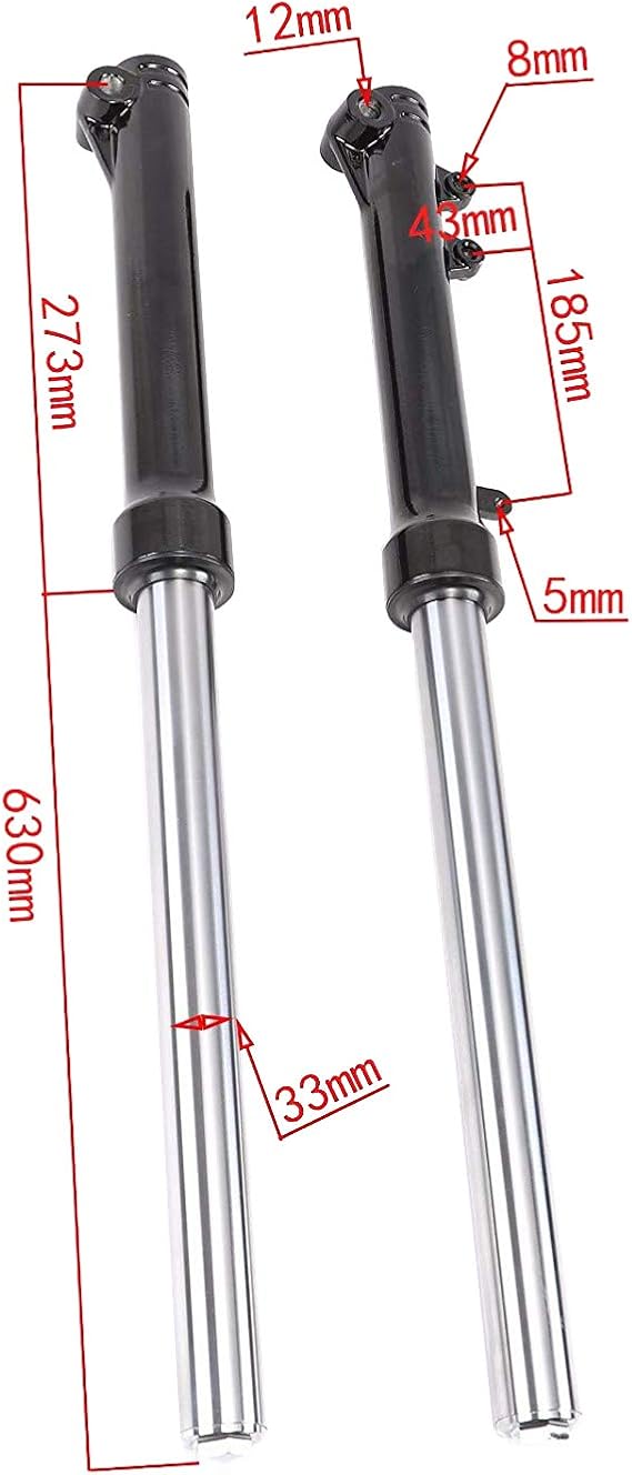 Pair of Front Fork Suspension Shock Absorber for Dirt Pit Pro Trail Bike