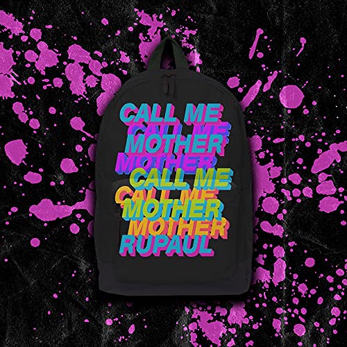 Call Me Mother RuPaul Knapsack (One Size) (Black/Multicolored)2