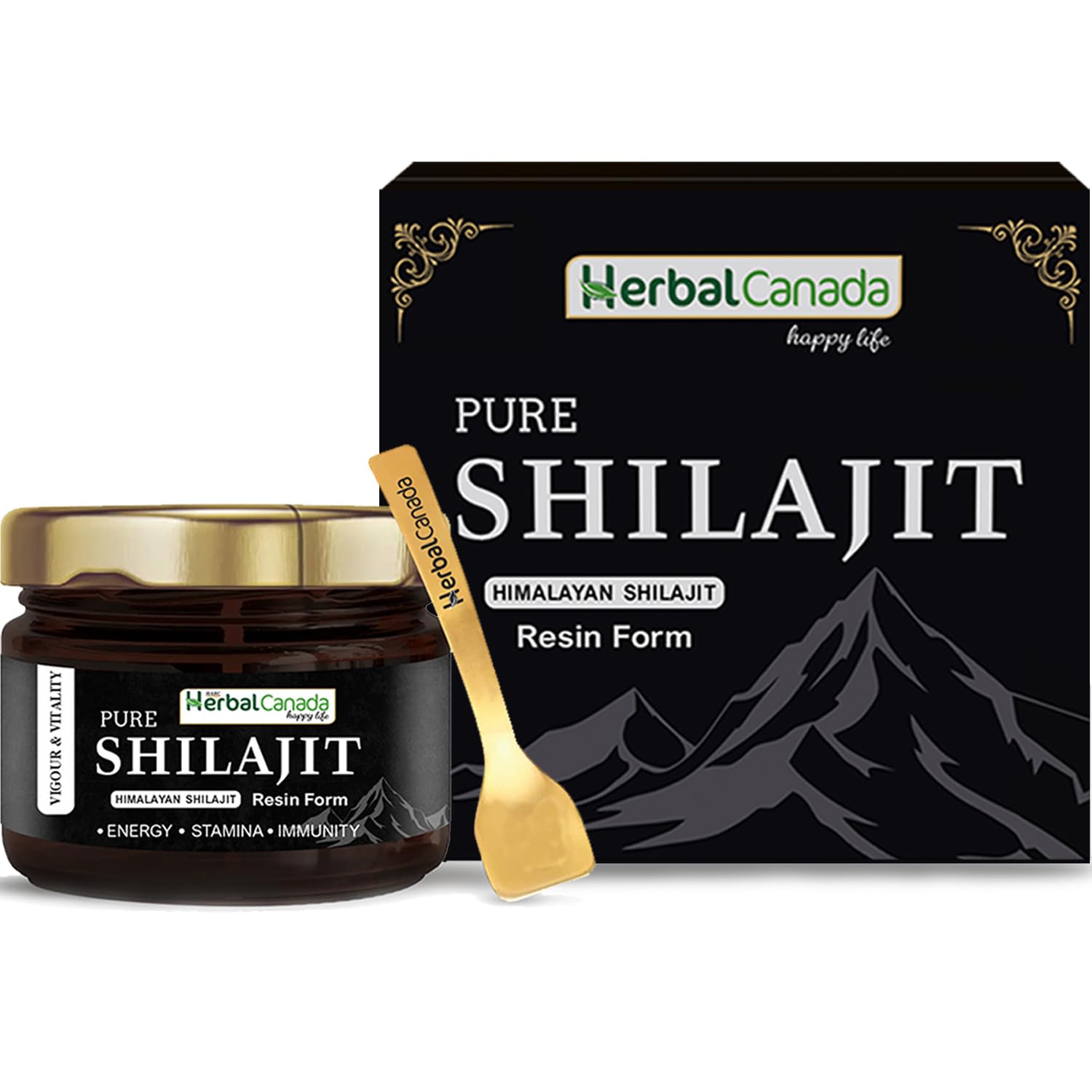 HARC Herbal Canada Pure Himalayan Shilajit/Shilajeet Resin 20g - Performance Booster For Endurance and Stamina | 100% Natural Shilajit 20 gram (Pack of 1) | For Muscle Recovery (B0BSXJW24F) Amazon Price History, Amazon Price Tracker