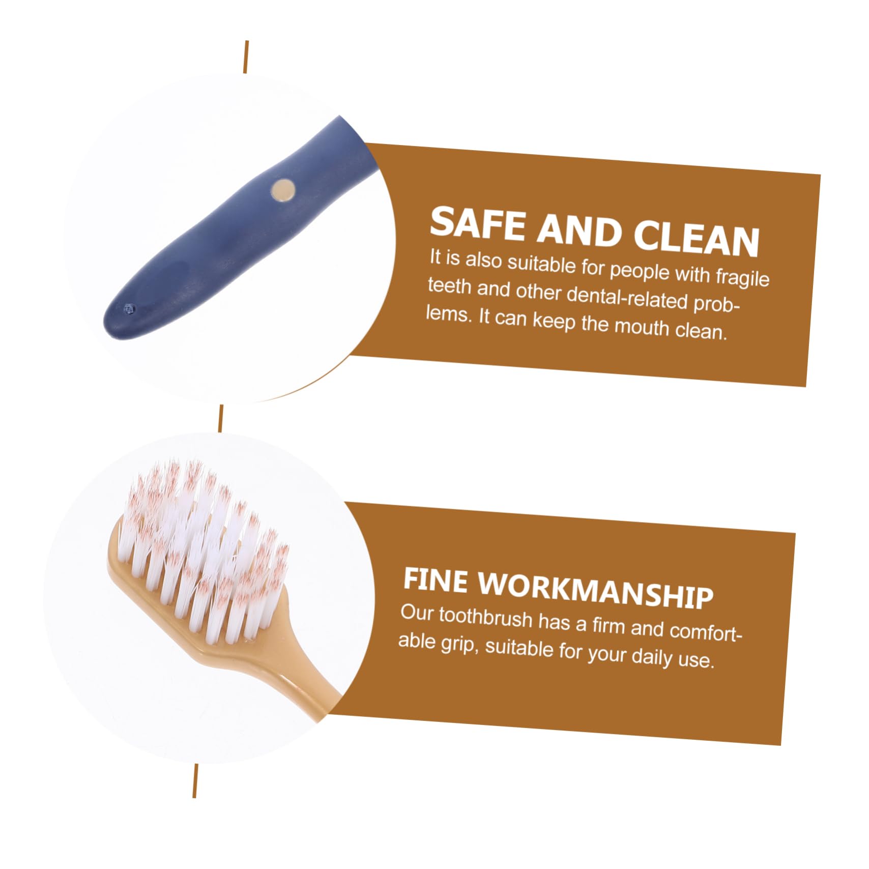 SHERCHPRY 36pezzi Spazzolino Da Denti Setole Morbide Per Uso Domestico Portatile Resistente All Usura Adatto Persone Denti Fragili Strumento Di Pulizia Orale