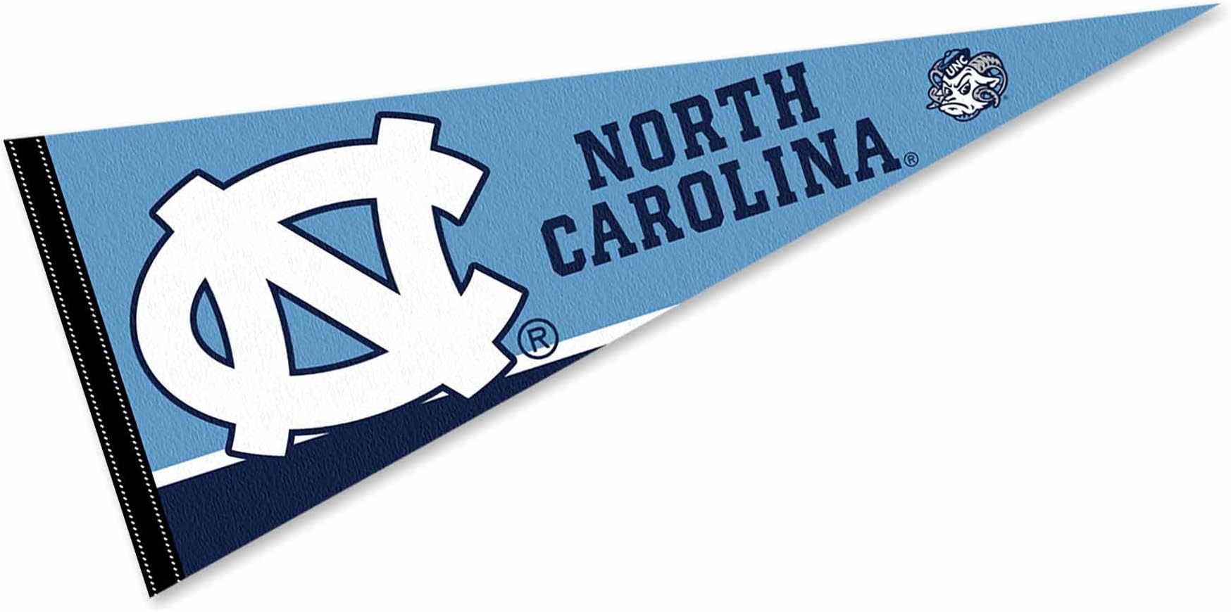 UNC Tar Heels Pennant Flag