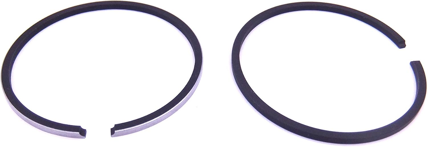 SouthMarine Boat Motor 369-00011-0/1 3G2-00011-0 369000110/1 3G2000110 Piston Ring Set STD for Tohatsu for Nissan 5HP 9.9HP 15HP /16054 8M0080357 for Mercury Mercruiser Quicksilver, 55mm