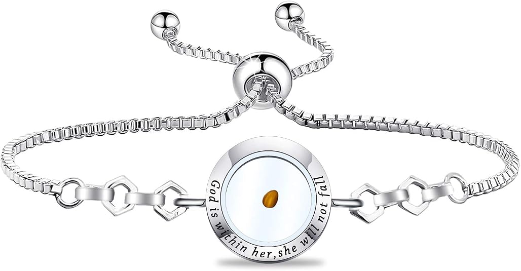 Mustard Seed Stainless Steel Bangle Bracelet
