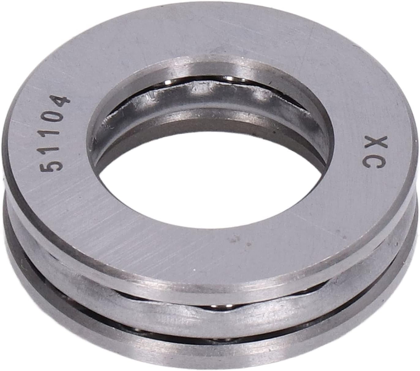 10PCS Thrust Ball Bearing Single Direction Ball Bearings High Accuracy Detachable Bearing Steel Single Row Rolling Miniature Axial Metal Bearing Kit(51104)
