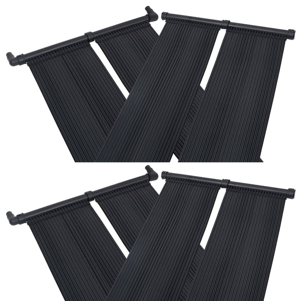 Pannello solare riscaldante per piscina, 8 pannelli, 80 x 310 cm, in polietilene, compatibile con pompe da piscina, per piscina e piscina da giardino, scambiatore di calore per esterni per