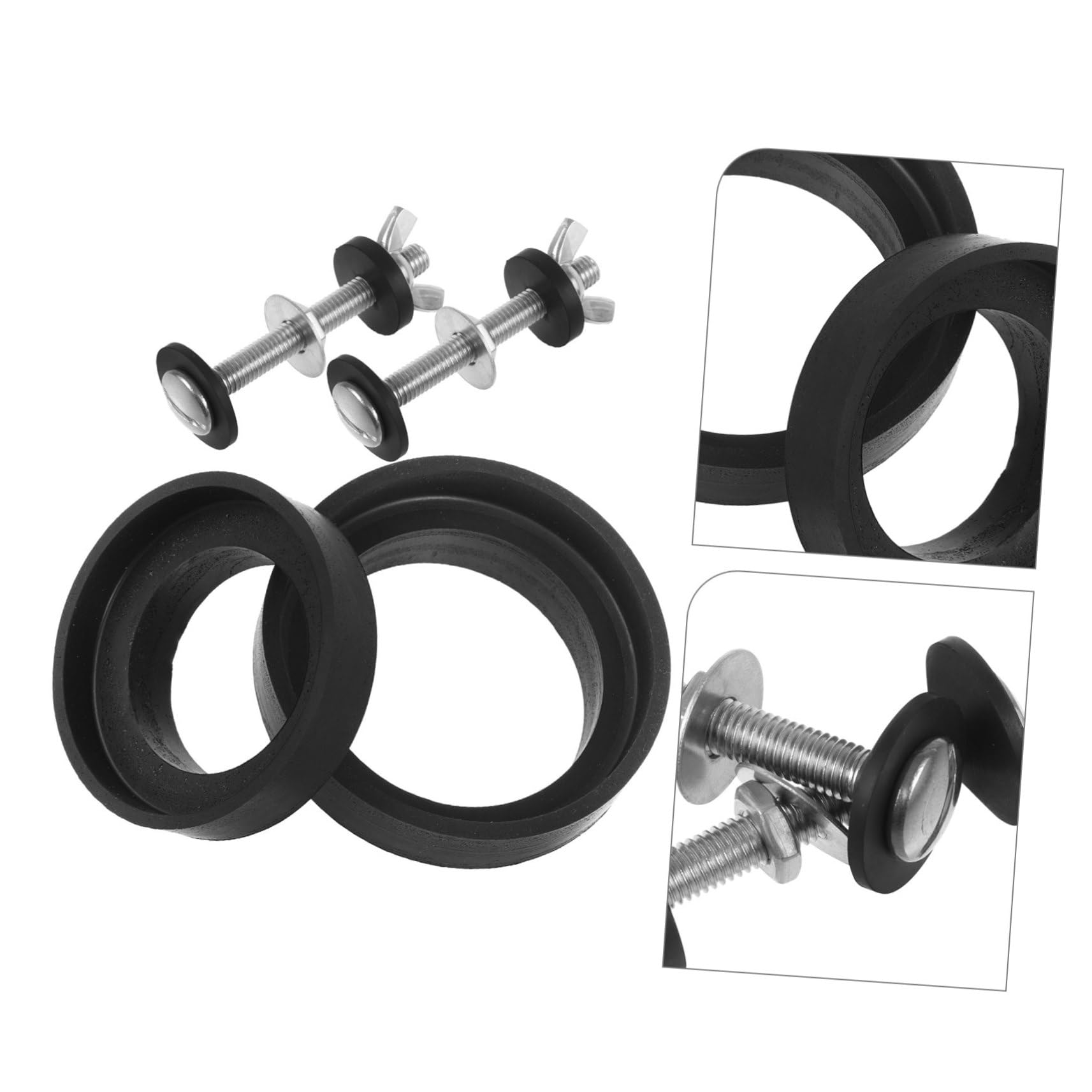 jojofuny 4 Juegos De Accesorios para Inodoro Pernos para Tanque De Inodoro Piezas De Tanque De Inodoro Pernos para Tanque De Inodoro Piezas De Repuesto para Inodoro