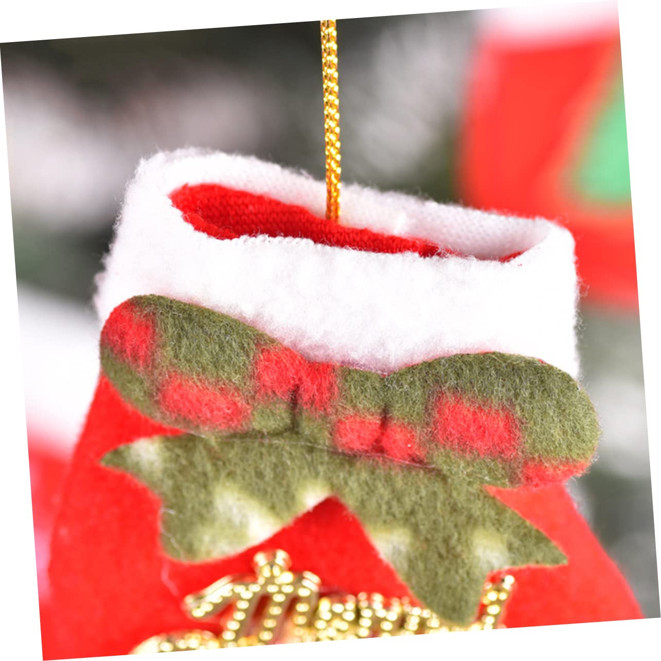 TOPBATHY 64stücke Weihnachtsstrümpfe Aus Hochwertigem Weihnachtsdekoration Für Kamin Geschenkesack Und Christbaumzubehör Für Festliche Anlässe Und Familienfeiern