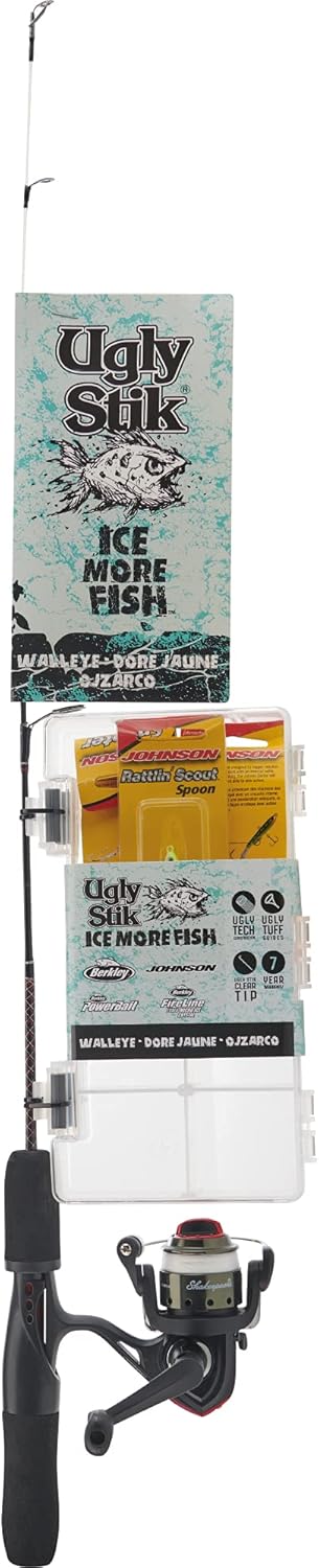 Ugly Stik Ice More Fish Fishing Kit