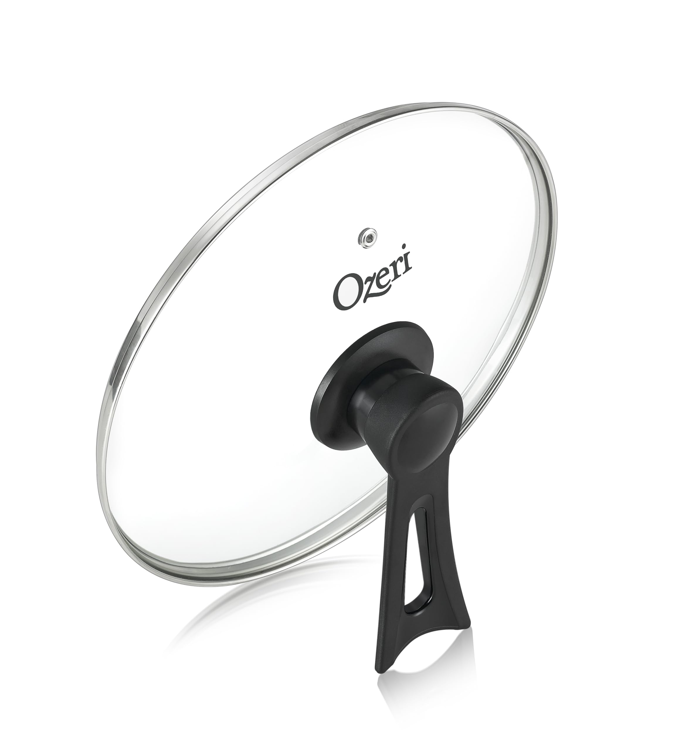 Ozeri ZP2-26GL - Coperchio autoportante in vetro temperato, 10 pezzi, Vetro, Trasparente, 365 cm ca.