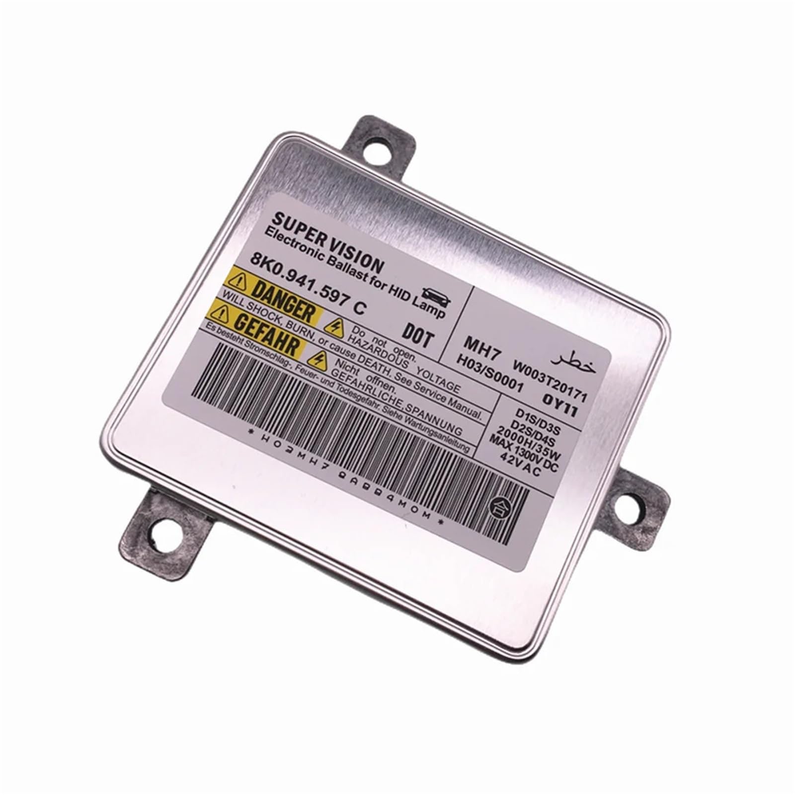 Rmwkrmogrf One Color Car Headlight Bulbs Xenon Ballast 8K0941597c 8K0.941.597 C W003t20171 1Pcs