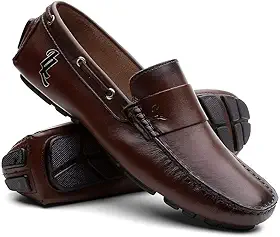 Sapato Casual Couro Mocassim