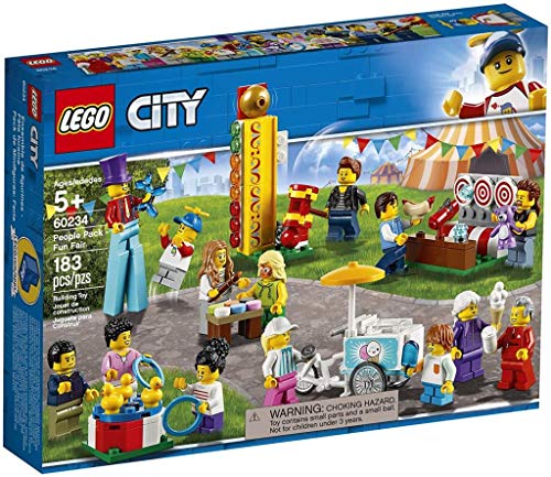 City Town People Pack - Luna Park, Set da Costruzione con 14 Minifigure, Giocattoli per Bambini dai 5 Anni in su, 60234 - Lego - Immagine 7