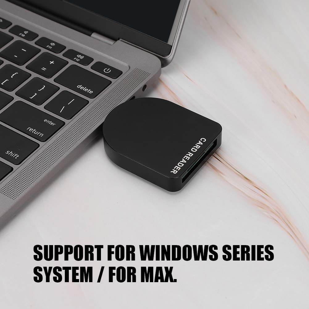 USB3.0 Card Reader, High Speed USB3.0 Professional XQD Card Reader Hub Quickly Transfer Tool (Black)
