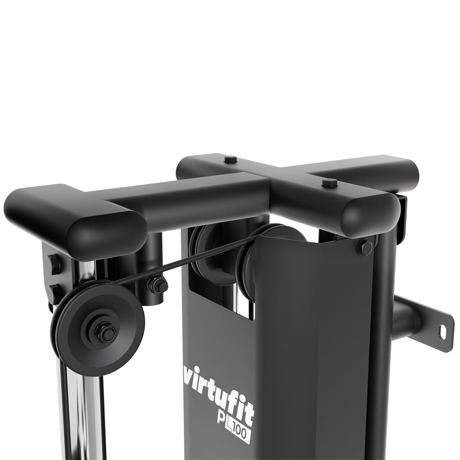 VirtuFit PL100 Single Pulley Station – Kabelzugstation für Krafttraining – 75 kg Gewichtsstapel – Höhenverstellbar – Robuste Stahlkonstruktion