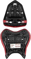 Vista 7 de TCT-MOTORPARTS Fundas de asiento delantero y trasero de motocicleta para Yamaha YZFR6 YZF R6 YZF-R6 2006-2007 (negro y rojo #3)