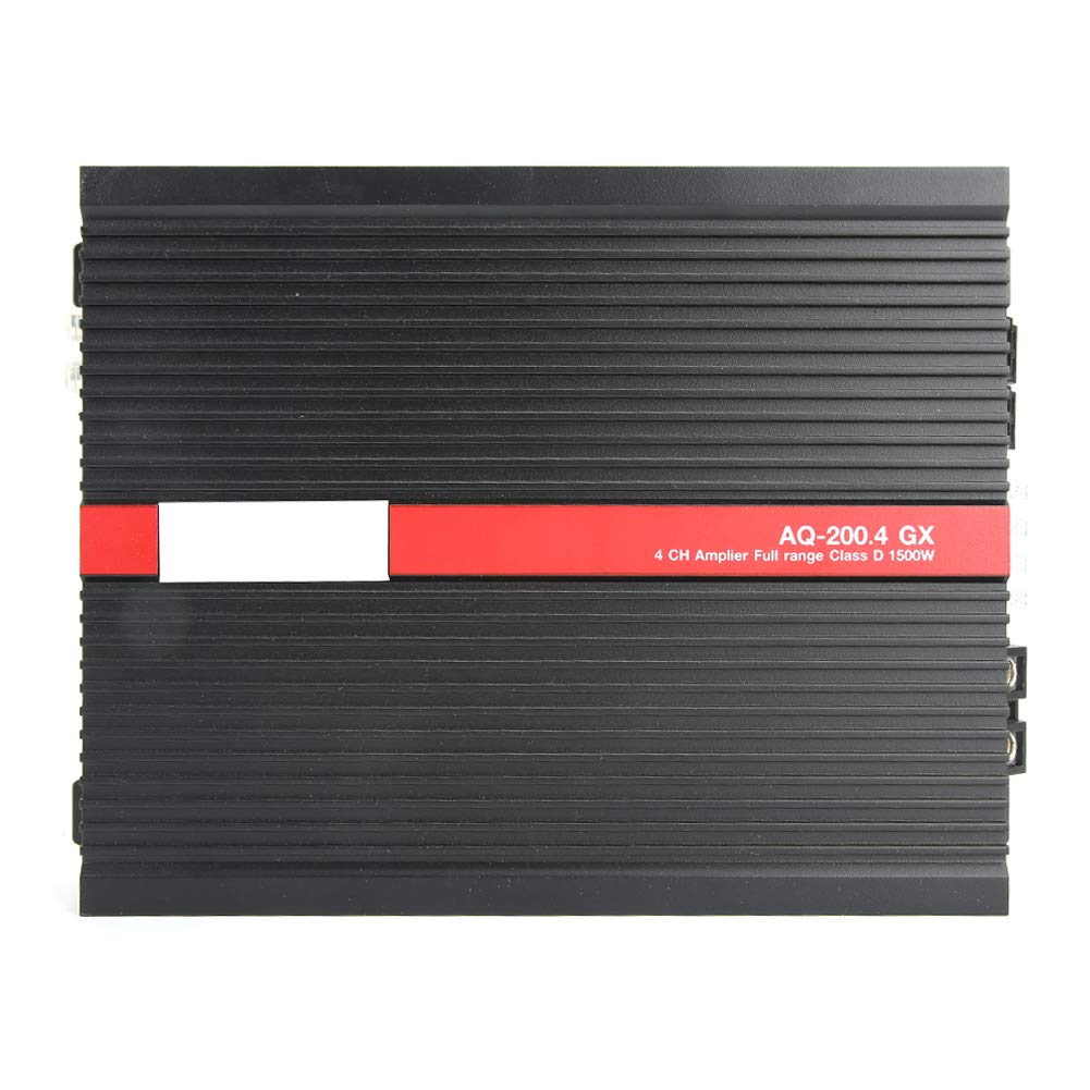 EMUKOEP Amplificatore Stereo per Auto Subwoofer Potente e Compatto AMP 480W×2 per gli Appassionati di Audio per Auto