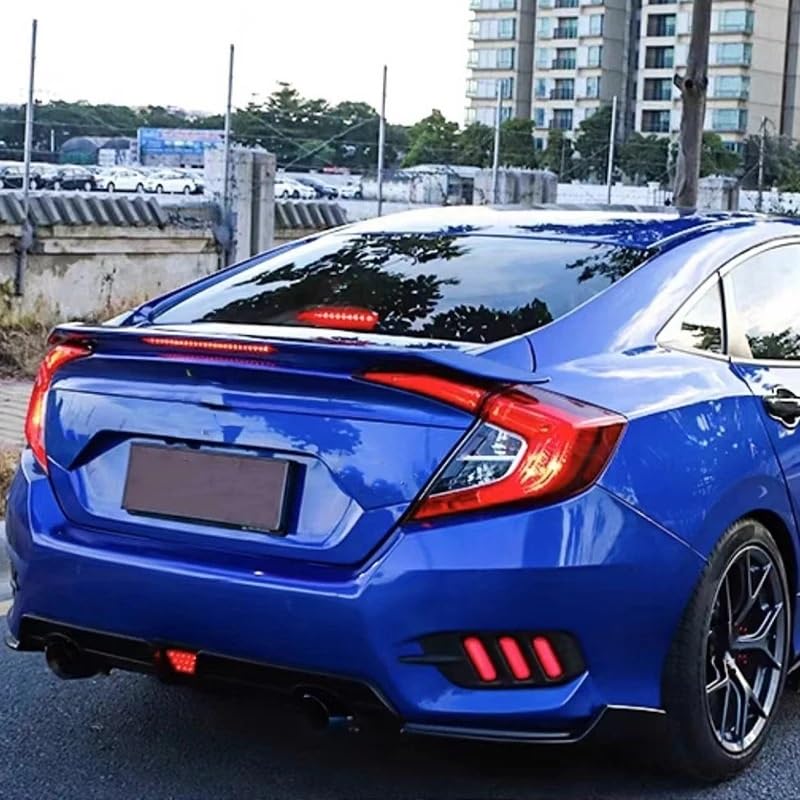 Spoiler de coffre Civic 2016-2020 aérodynamique en ABS rigide - 3