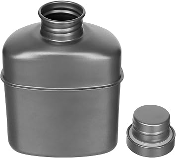Fox Outdoor Titanium Water Bottle 1 Litre with Bag