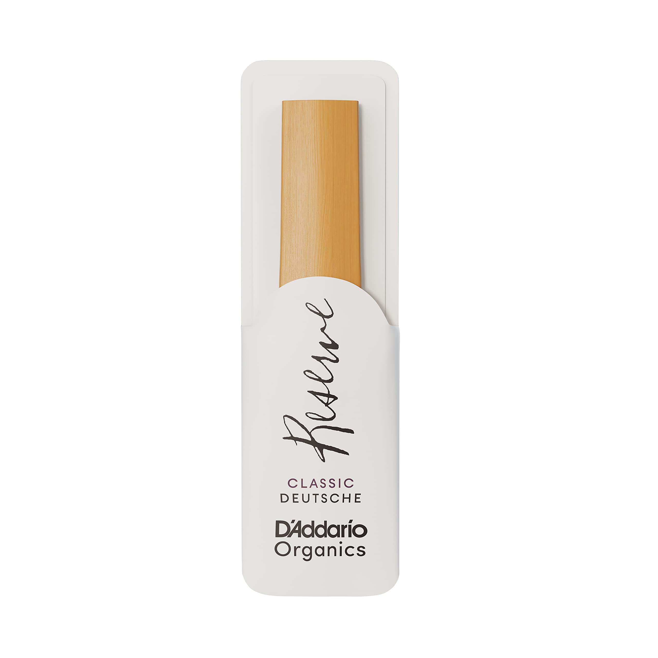 D'Addario Orgánico Reserve Classic German Cañas para Clarinete - Cañas Clarinete - La Primera y única Caña Ecológica - 3.5 Fuerza, 10 Paquete
