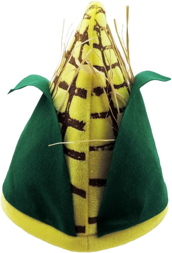 Adult Yellow Corn Cob Plush Novelty Hat : Clothing, Shoes & Jewelry