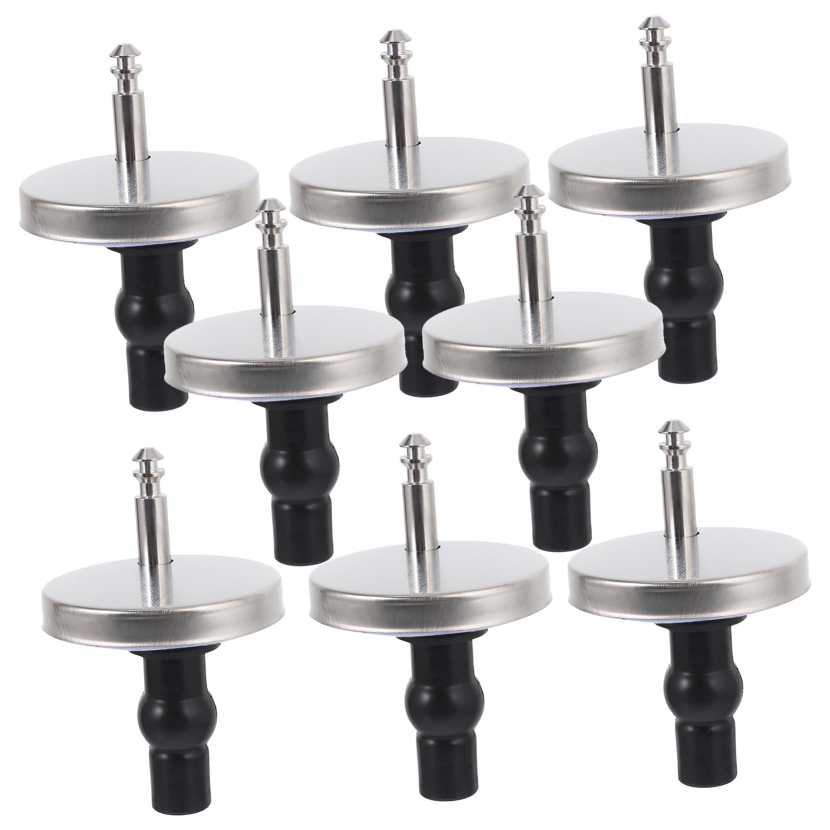 Gadpiparty 40piezas Inoxidable para Asiento De Inodoro Compatible Mayoría De Cubiertas De Inodoro Fijación y Estable De Bisagras para Tapa De WC