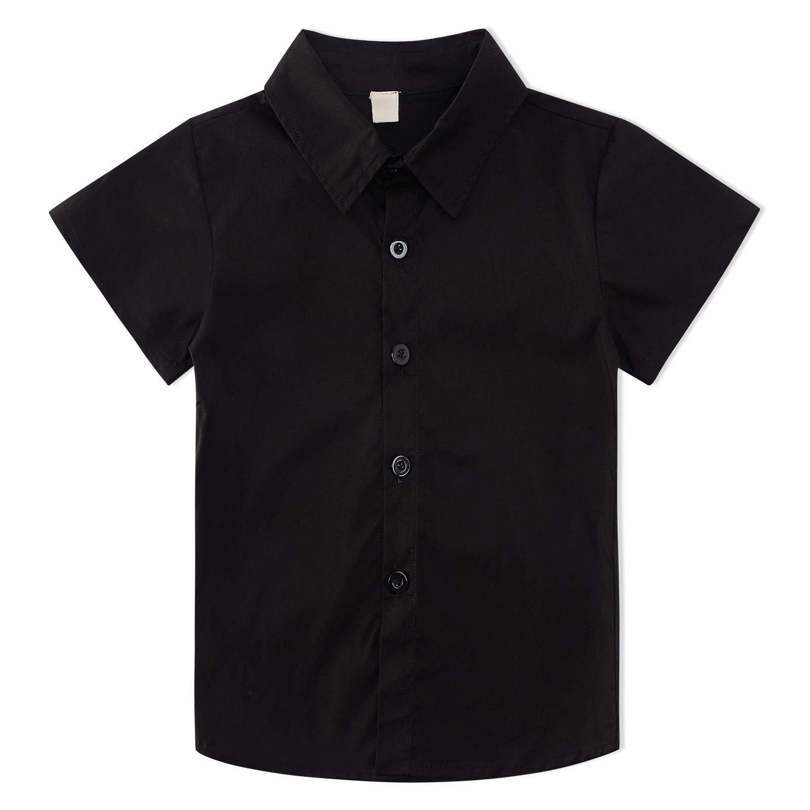 Enlifety Boys Girls Hawaii Shirt Cool Summer Casual Blouse Short Sleeve Button Down Tops Size 2-10T