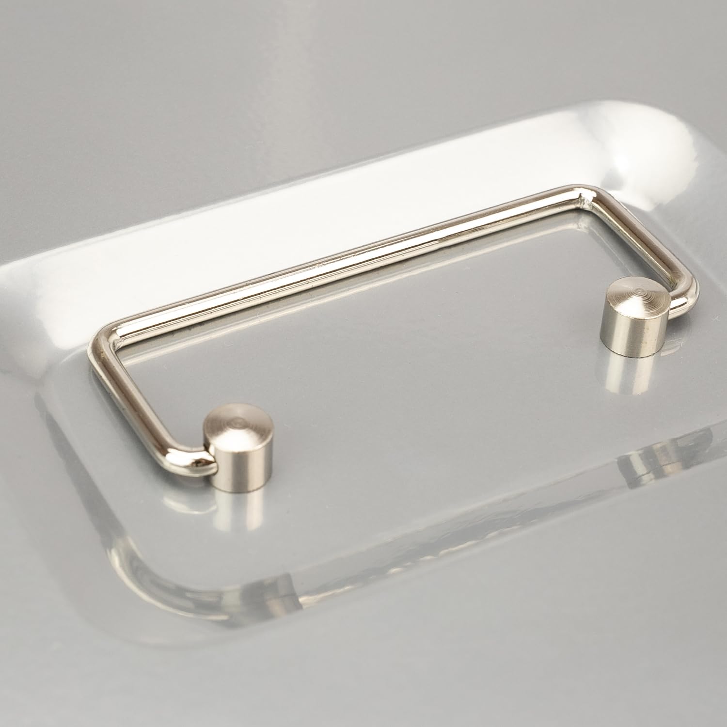 HMF Cassetta portavalori con chiusura a chiave, Cassa con inserto portamonete, 6 scomparti per monete | 15 x 12 x 8 cm | Argento