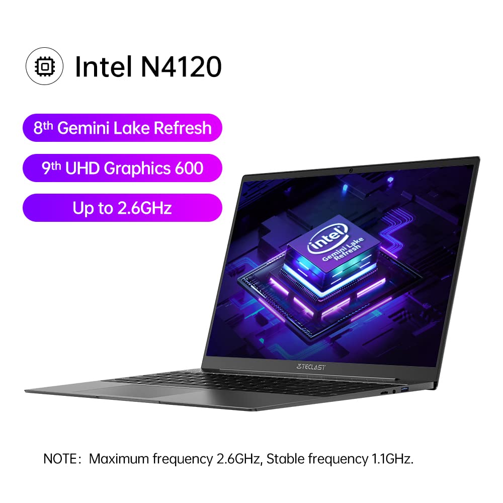TECLAST Laptop 15.6 Inch F15 Plus2 8GB RAM 256GB ROM, 2.6 GHz
